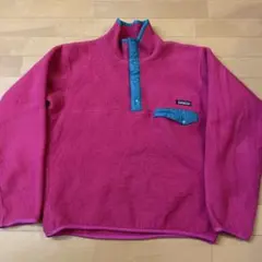 89年 ピンクパープル patagonia スナップt