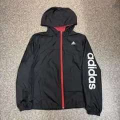 ア*コ様 adidas フード付きジャケット 黒/赤