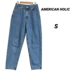 AMERICAN HOLIC/アメリカンホリック/デニムパンツ/ハイウエスト/S