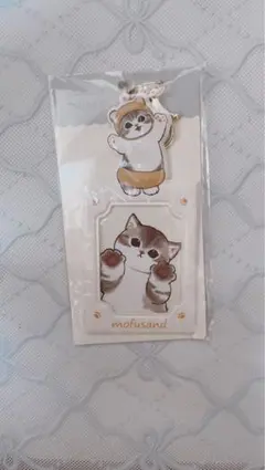 mofusand トレカケース　パスケース くま ホワイト
