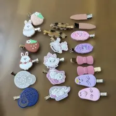 前髪クリップ セット サンリオ ディズニーなど