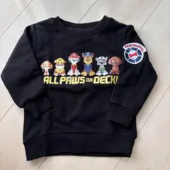 パウ・パトロール トレーナー 90センチ黒