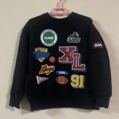 xlarge トレーナー　120サイズ 黒
