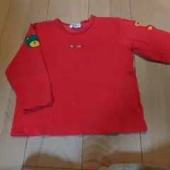 MIKIHOUSE 赤 長袖カットソー