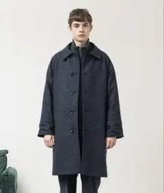 SLICK クラシックチェックリバーシブルコート