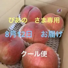 山梨一宮の木のてっぺんで収穫した　超特大サイズの桃を5個詰めて発送 今だけ