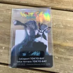 ポケモン　初音ミク　ららぽーと東京ベイ限定　クリアカード　１枚