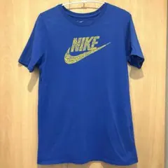 NIKE ブルー半袖プリントTシャツ