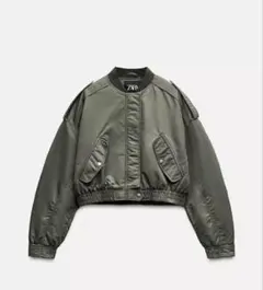 ZARA オリーブグリーン MA-1ジャケット