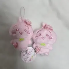 タグ付 ちいかわ ぬいぱれっと さくらいろ マスコット うさぎ ピンク