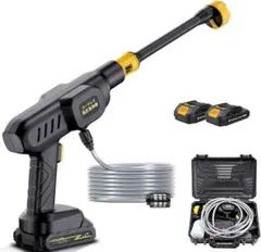 コードレス高圧洗浄機 充電式 バッテリー付き 6in1ノズル 5mホース