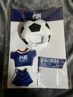 3COINS ぬい服 M サッカー 日本代表　3コインズ スリコのサムネイル