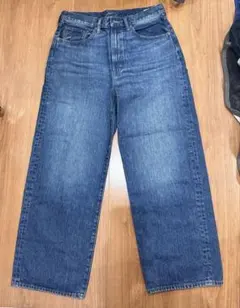 GU デニムパンツ ワイドフィット 32インチのサムネイル