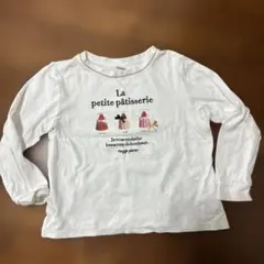 mezzo piano お菓子イラスト 長袖カットソー 140