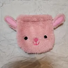 うさぎ ぬいぐるみ 巾着 ポーチ ピンク