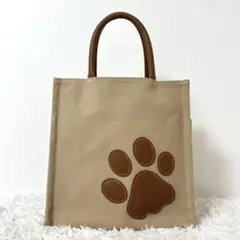 【新品同様】 キタムラ 肉球モチーフ ハンドバッグ トートバッグ 公式完売品のサムネイル