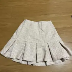NICE CLAUP チェック柄フレアスカート Sのサムネイル