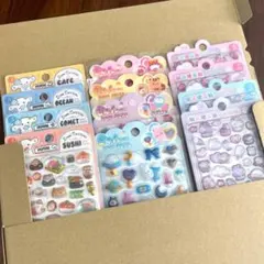 3種類12枚セット まとめ売り ぷくぷくシール 3D 立体 シール レジン 樹脂