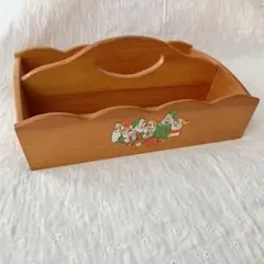 7人のこびと 持ち手付き収納BOX デスクオーガナイザー 卓上 小物入れ 白雪姫