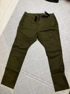 け*️様 オリーブ スリムフィット チノパン Lサイズ　クライミングパンツ　GE