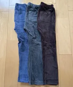 ユニクロ　コーデュロイレギンス　110センチ3枚セット