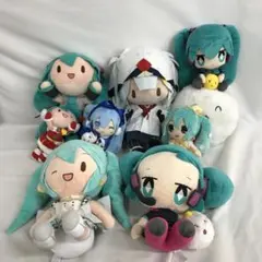初音ミク ぬいぐるみ ふわふわぬいぐるみ クリスマス スペシャル まとめ売り 初音ミク ふわぷちぬいぐるみ スペシャルふわふわぬいぐるみ