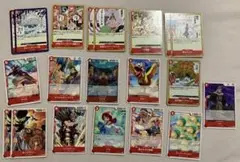 ワンピースカード　赤デッキ