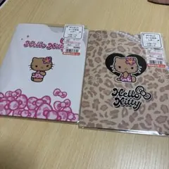 【ラス1】ハローキティ　日焼けキティ　ダイカットケース付きレターセット