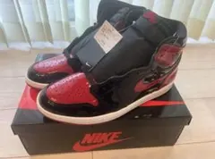 新品 Nike Air Jordan 1 High OG Patent Bred