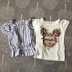 Disney Baby Tシャツ ストライプシャツ 2枚セット 80cmのサムネイル