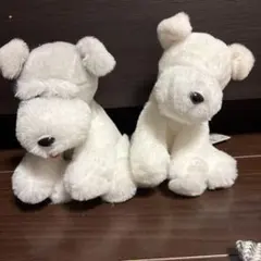 犬のぬいぐるみ 2体セットのサムネイル