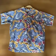 '08 patagonia パタゴニア パタロハ アロハシャツ 海亀｜S パタゴニア パタロハ 2008年製 サーファー 亀 総柄アロハシャツ S