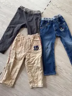 長ズボン　パンツ　100サイズ　3点セット　ダブルビー