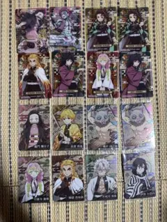 鬼滅の刃 カード　※ステンドグラスカード8枚のみ