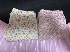 【UNIQLO】レギンスパンツ 花柄 110cm 10分丈 2本セット