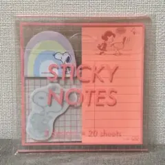 新品 スヌーピー ふせん クリアケース入 付箋 グリッターウィズ ピンク