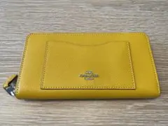 coach 長財布　イエロー