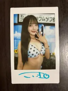 大槻りこ ヤングマガジン サイン入りチェキ - メルカリ