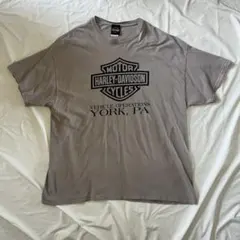【超ビッグサイズ】ハーレーダビッドソン Tシャツ 2XL グレージュ　グランジのサムネイル