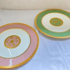 ノリタケ　ヨシノ 30.5cm サービスプレート 大皿　ピンク　グリーンのサムネイル