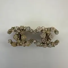 CHANEL ココ ビジュー イヤリング CCロゴ トーン
