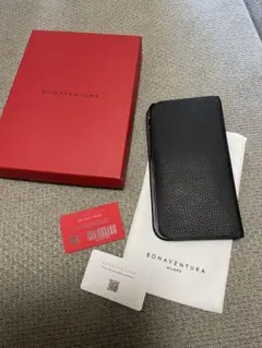 BONAVENTURA 手帳型iPhone16promaxケース ブラック