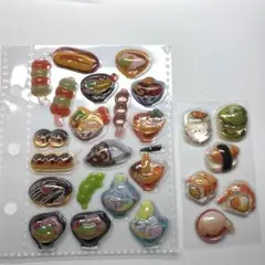 〈正規品〉ボンボンドロップシール　和柄　食べ物