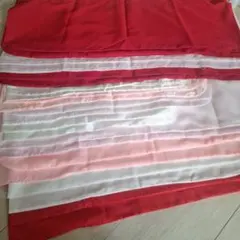 布地 はぎれセット 赤 ピンク 白