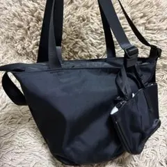 美品】イアパピヨネ アジャスタートートバッグ Sサイズ ミニバック付き