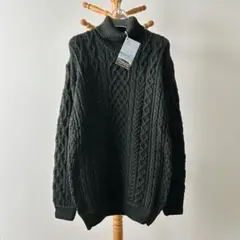 ※再値下げ【新品】aran WOOLLEN MILLS タートルネックセーター