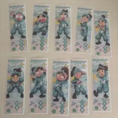 忍たまステッカー 庄左ヱ門 伊助 虎若 団蔵 金吾 喜三太 三治郎 兵太夫