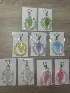 天使の羽ビーズキーホルダー(単品売り)おまけ付き！