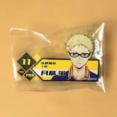 ハイキュー!! 月島蛍 トレーディングネームプレート 名札 新品未使用