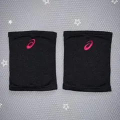 【美品】アシックス バレーボール用サポーター Lサイズ ブラック2個セット